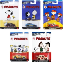 Metāla automašīnīte HOT WHEELS Silver Series 75 Years PEANUTS
