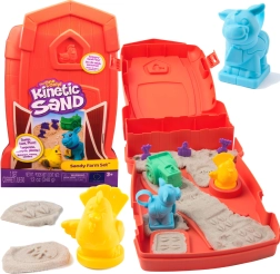 Kinetic Sand Sandy Farm radošais komplekts ar kinētiskajām smiltīm