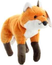 Plīša lapsa 17 cm