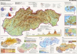 Slovākijas kartes puzle (2000 detaļu)