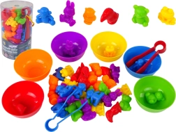 Montessori izglītojoša spēle Iemācies skaitīt – Zoodārza dzīvnieciņi