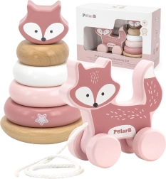 Koka komplekts VIGA PolarB – kaudzē liekams tornis lapsa un velkamā lapsa