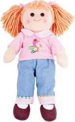 Auduma lelle BIGJIGS TOYS Molly 38 cm