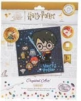 Crystal Art apsveikuma kartīte – HARRY POTTER Family 18 × 18 cm