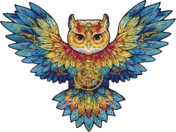 Koka puzle Pūce RoboTime