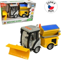 Clearance Vehicle with Flywheel and Lights and Sounds 25 cm