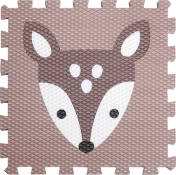 Minideckfloor stirnēns – brūns ar tumši brūnu stirnēnu