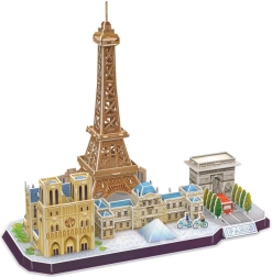 3D puzle CityLine panorāma Parīze 114 detaļas