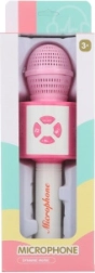 Bērnu rozā karaoke mikrofons ar baterijām