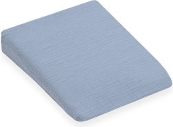 Muslīna pārvalks bērnu spilvenam – ķīlis New Baby Standard 30 × 37 cm, zils