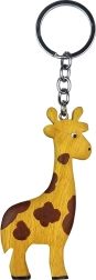 Wooden Keychain in the Shape of a Giraffe
