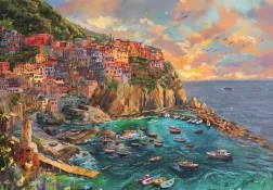 Clementoni puzle “Gleznotā Manarola” 2000 gabaliņi