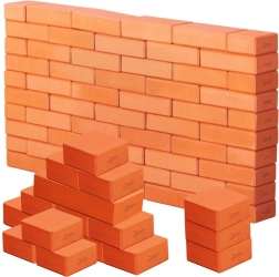 Classic World EDU mega celtniecības komplekts putu ķieģelīši EVA 90 gab.