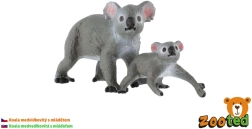 Koalas figūriņa ar mazuli Zooted, 13 cm - 1 gabals