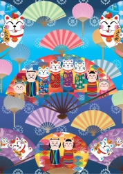 Kokeshi World Puzzle 1000 Pieces