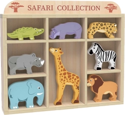 Koka safari dzīvnieku komplekts 2Kids Toys