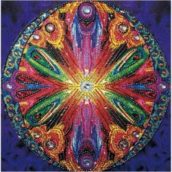 7D dimanta gleznošana – mandalas aplis 30 × 30 cm