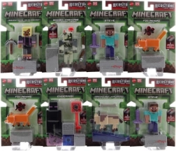 Minecraft darbības figūra 8 cm ar portāla detaļu