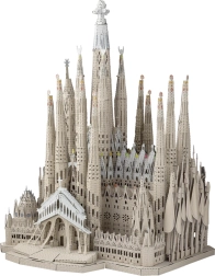 3D metāla puzle Sagrada Família – premium sērija Metal Earth