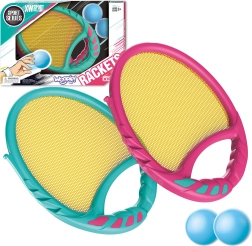 Woopie spēle Catch Ball – 2 raketes un 2 bumbiņas