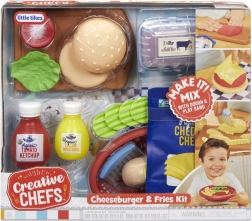 Radošā komplekts čīzburgers un frī LITTLE TIKES Creative Chefs