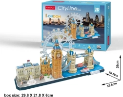 3D puzle City Line Londona