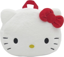 Hello Kitty plush backpack face