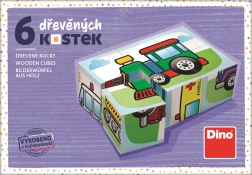 Koka klucīši Transports – 6 klucīši