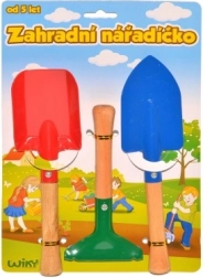 Bērnu metāla dārza darbarīki, 3 gab.