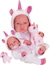 Antonio Juan reālistiska lelle mazulis 42 cm pilnībā vinila ķermenis