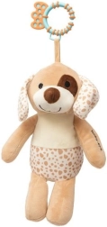 BABY MIX Plush Puppy with Vibration, Brown