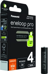 Uzlādējamās baterijas ENELOOP PRO AAA 930 mAh – 4 gab. komplekts