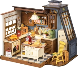 Rolife paštaisāma mini mājiņa: cepšana virtuvē ar LED apgaismojumu, 359 detaļas