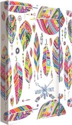 A4 Jumbo Notebook Box Feathers