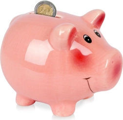 Keramikas cūciņas formas krājkase 12 cm