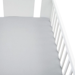 Džersija palags bērnu gultiņai NEW BABY 120 × 60 cm, pelēks