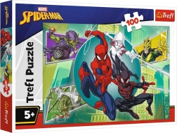 Puzle 100 gabali spiderman zirnekļa maska trefl