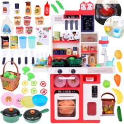 Interaktīva bērnu virtuve ar gaismām, skaņām un tvaiku