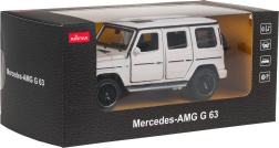 Metāla modelis Mercedes-AMG G 63 ar skaņu, balts, RASTAR