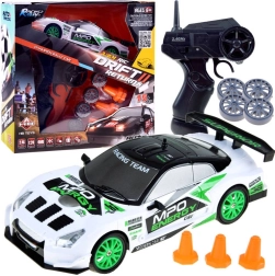 RC drifta auto 1:24 ar tālvadību un konusiem