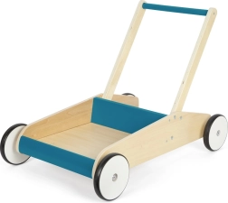 Small Foot wooden baby walker - petrol blue
