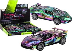 Sporta rotaļu auto ar kameļeona krāsas efektu ar gaismām un skaņām