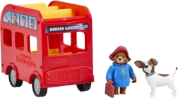 Rotaļu komplekts Paddington ar sarkanu autobusu