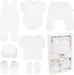 New Baby I AM Baby Hospital Set, White, Size 62