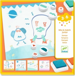 Djeco zīmogošanas komplekts Briesmoņi