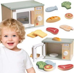 Koka mikroviļņu krāsns ar pārtikas produktiem TOOKY TOY