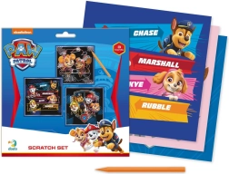 Skrāpējamie attēli Paw Patrol varoņi 21 × 21 cm