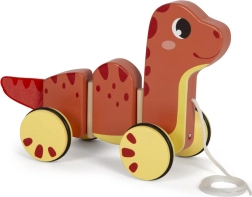 Small Wooden Pull-Along Dinosaur