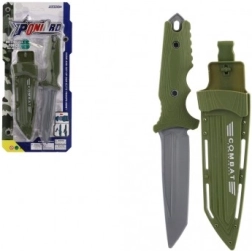 Bērnu militārais nazis ar plastmasas maksti