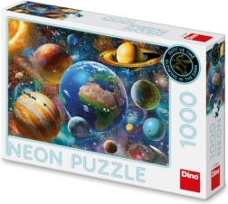 Neona planētu puzle 1000 gabali Dino
